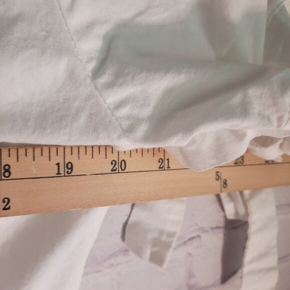 MISSGUIDED White Short Sleeve Casual Peplum Mini Dress - Picture 9 of 10